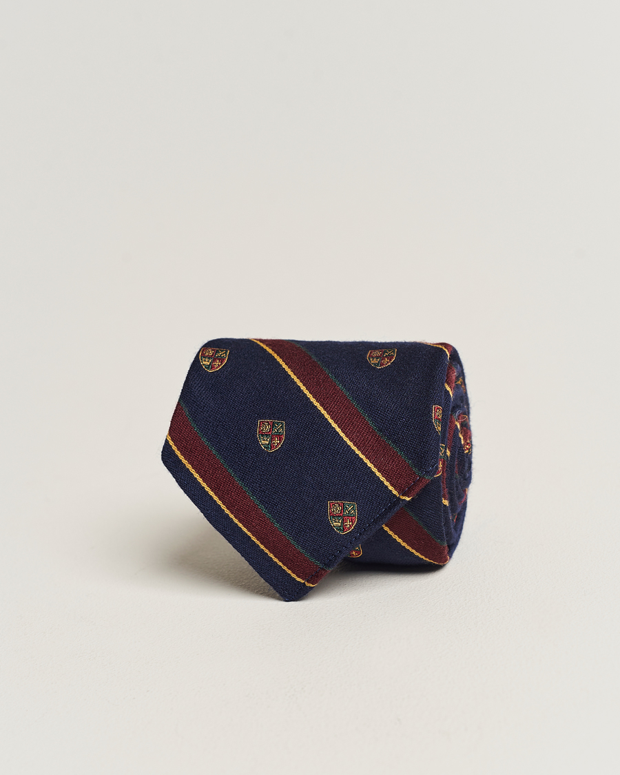 Hombres | Polo Ralph Lauren Vintage Club Striped Tie Navy | Polo Ralph Lauren | Vintage Club Striped Tie Navy