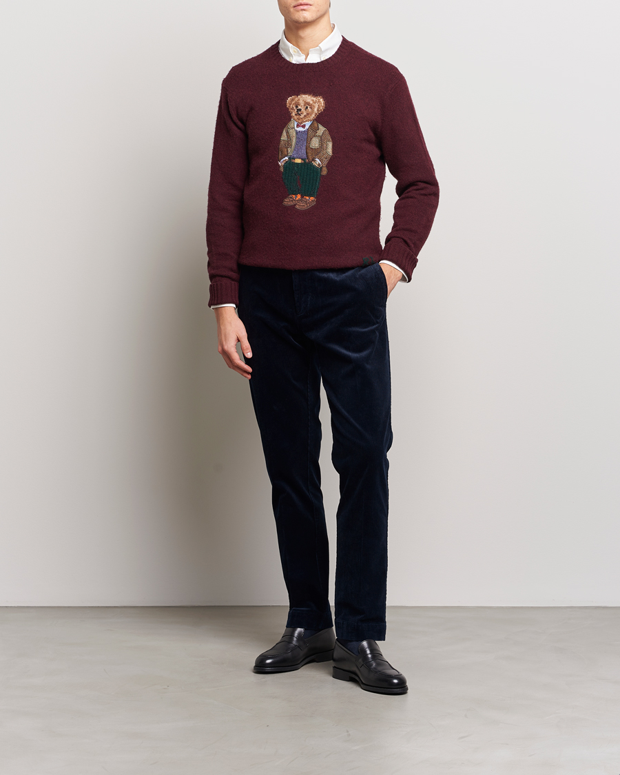 Hombres | Pantalones | Polo Ralph Lauren | Corduroy Pleated Trousers Aviator Navy