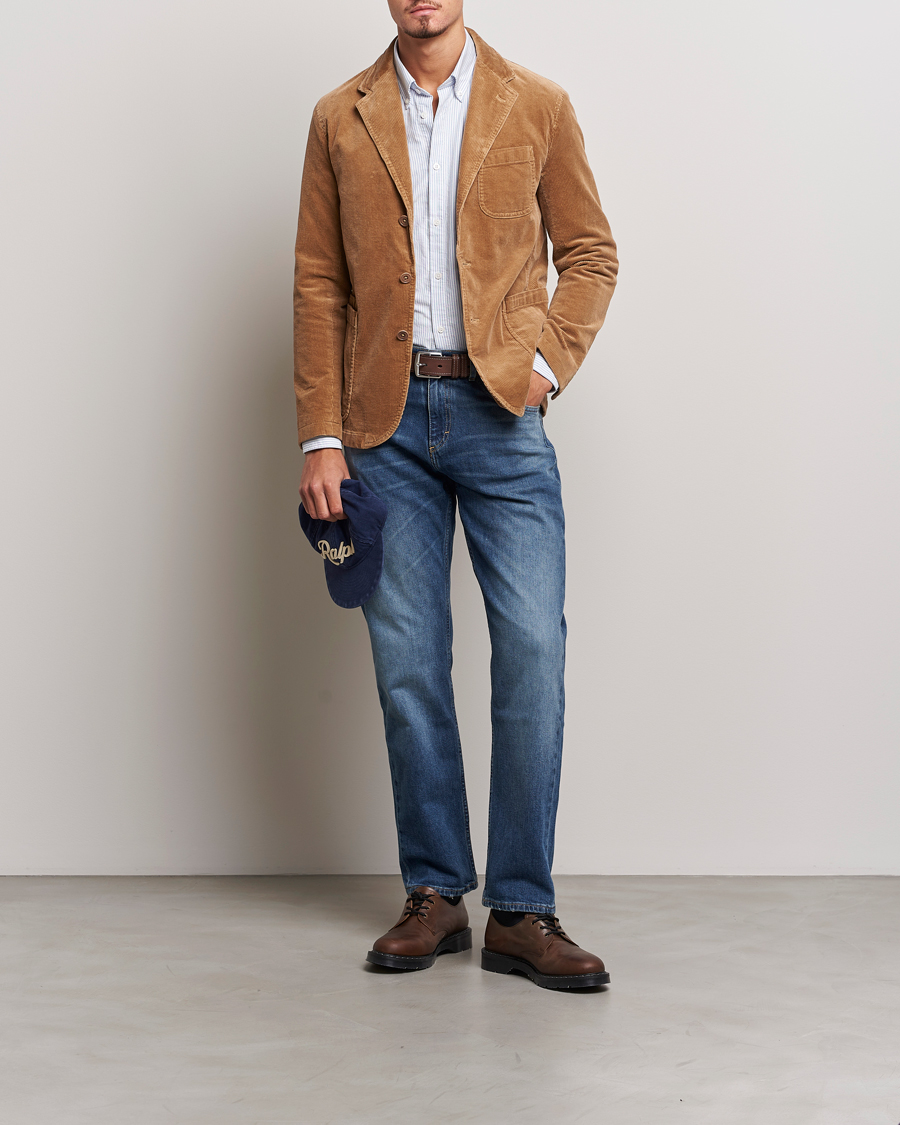 Hombres | Blazers | Polo Ralph Lauren | Corduroy Stretch Blazer Rustic Tan