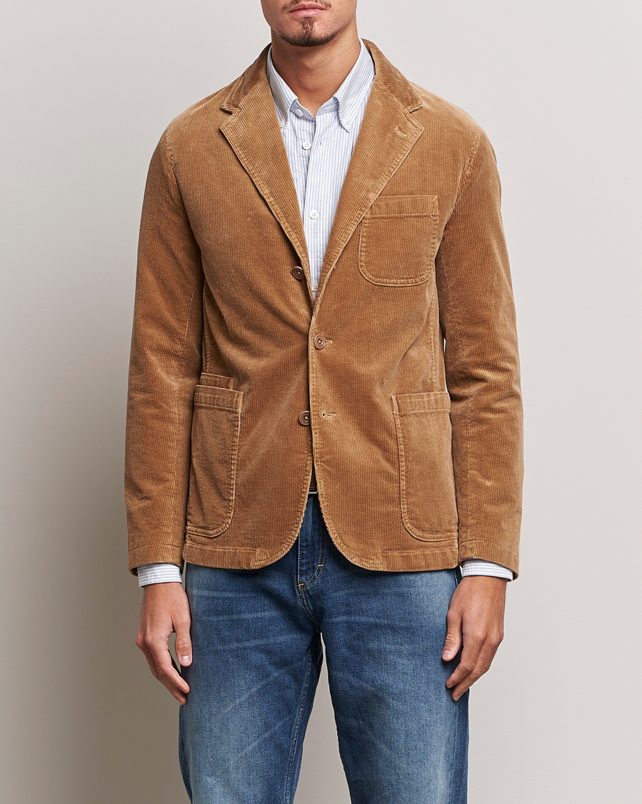 Hombres | Blazers | Polo Ralph Lauren | Corduroy Stretch Blazer Rustic Tan