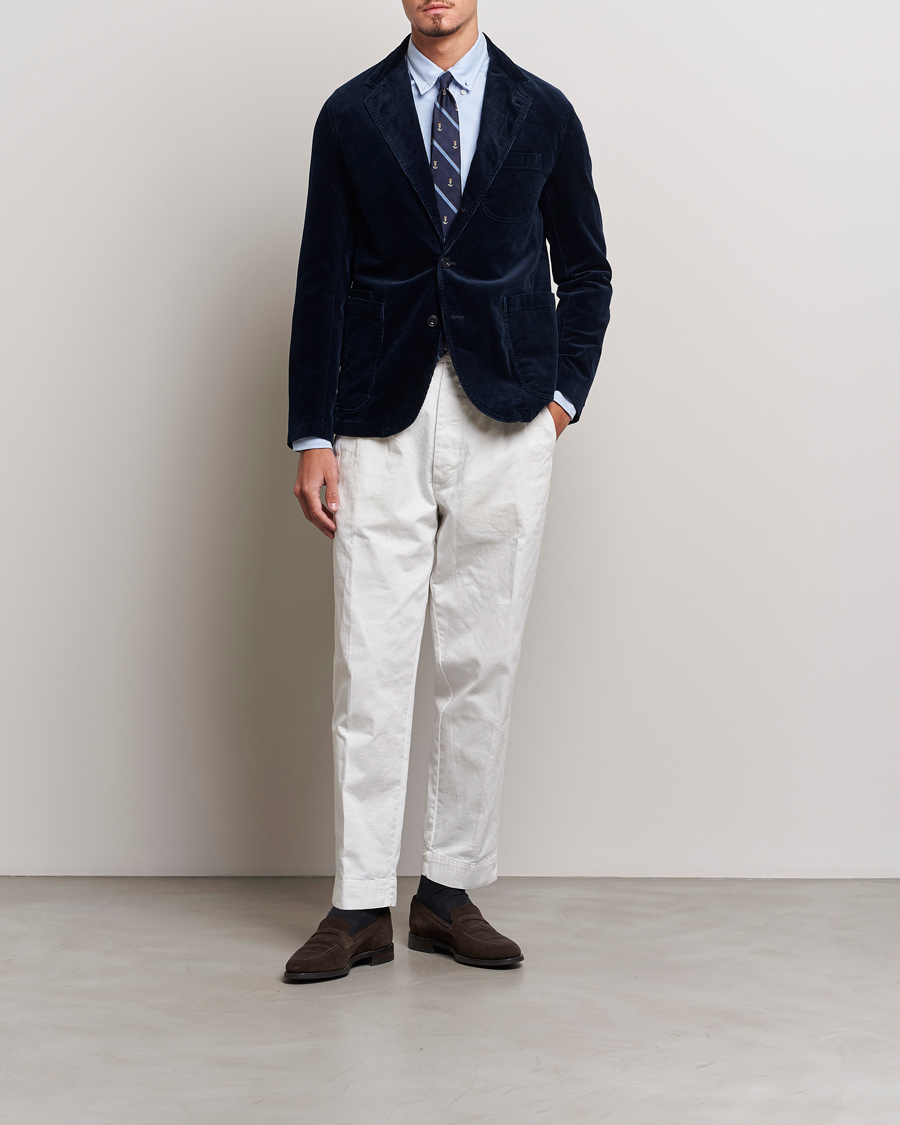 Hombres | Blazers | Polo Ralph Lauren | Corduroy Stretch Blazer Aviator Navy