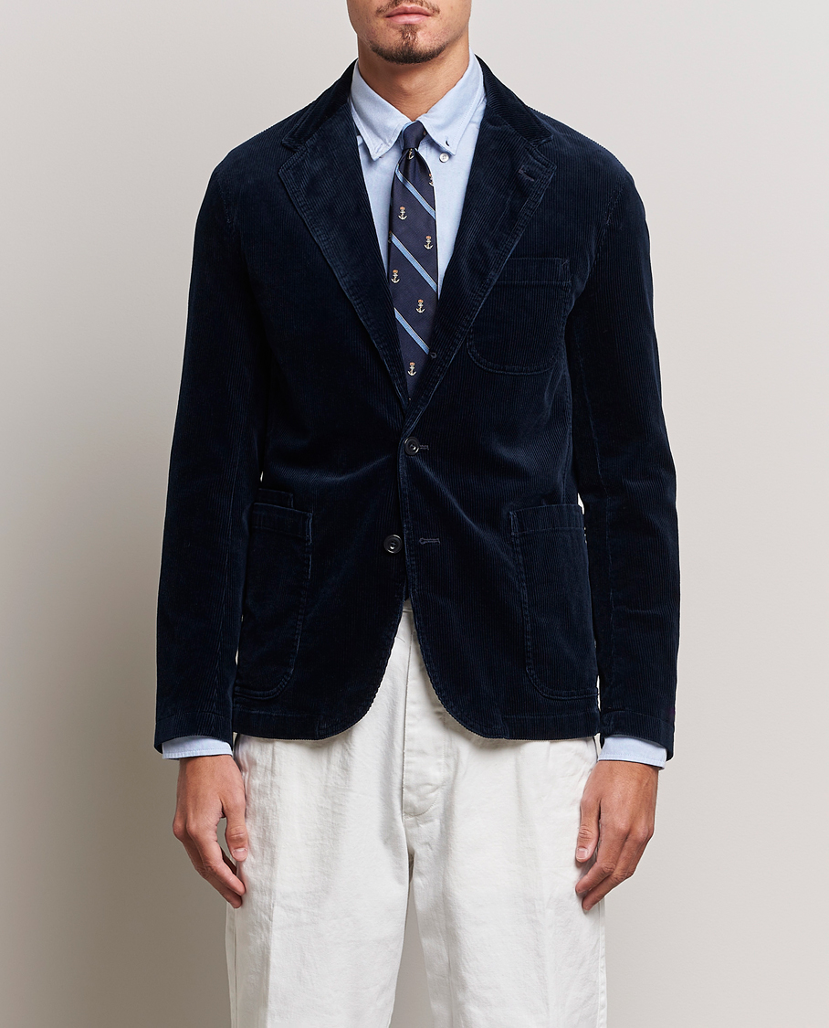 Hombres | Blazers | Polo Ralph Lauren | Corduroy Stretch Blazer Aviator Navy