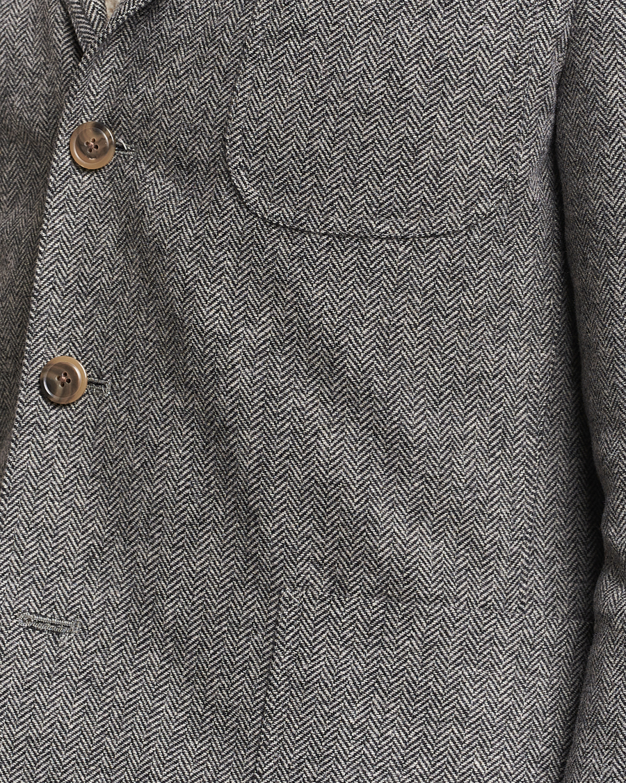 Hombres | Blazers | Polo Ralph Lauren | Classic Herringbone Sportcoat Black/Cream