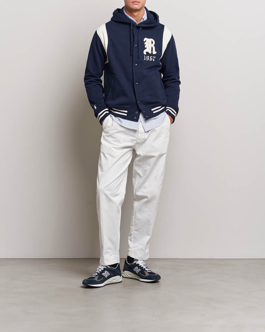 Hombres | Abrigos y chaquetas | Polo Ralph Lauren | Athletic Fleece Jacket Cruise Navy/Clubhouse Cream