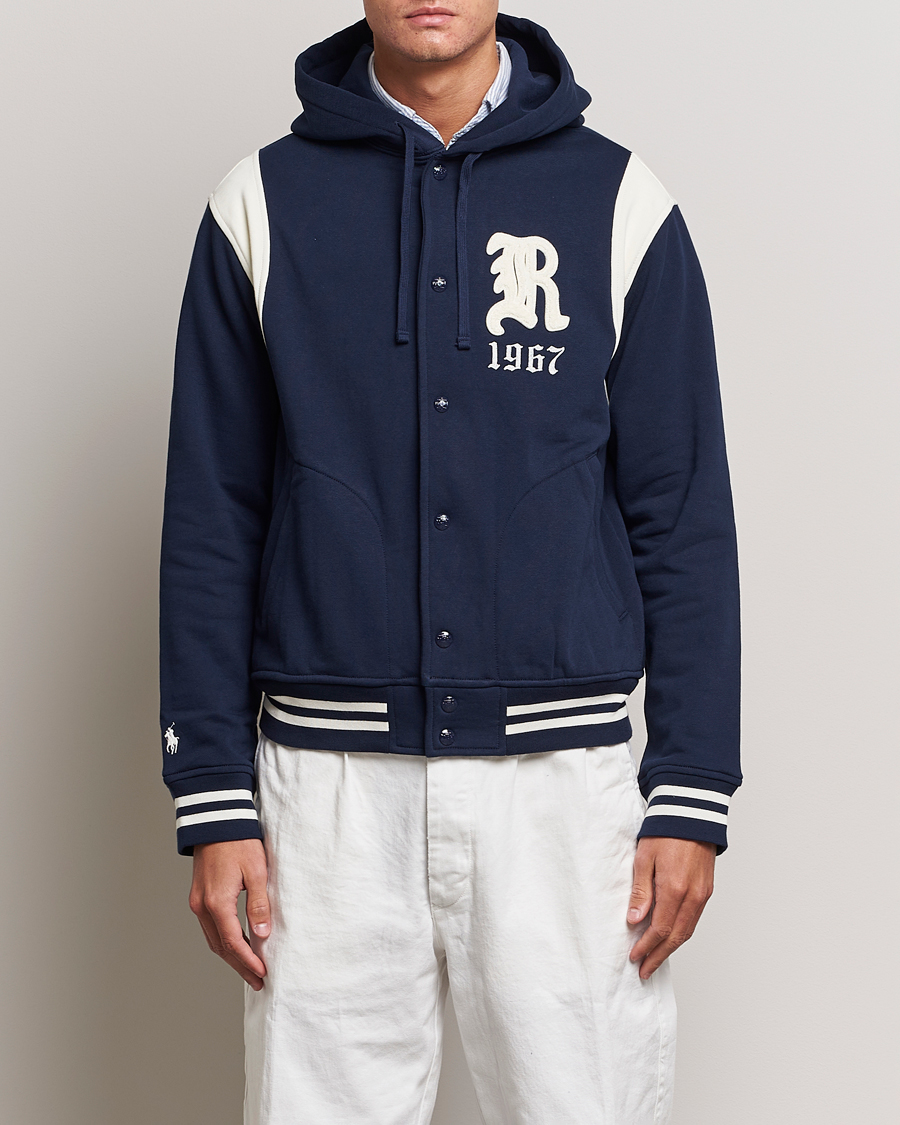 Hombres | Abrigos y chaquetas | Polo Ralph Lauren | Athletic Fleece Jacket Cruise Navy/Clubhouse Cream