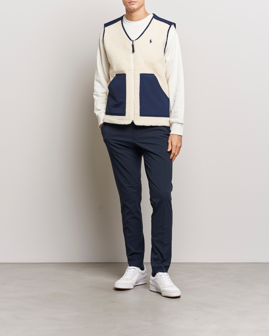 Hombres | Abrigos y chaquetas | Polo Ralph Lauren | Gilet Pile Vest Winter Cream/Newport Navy
