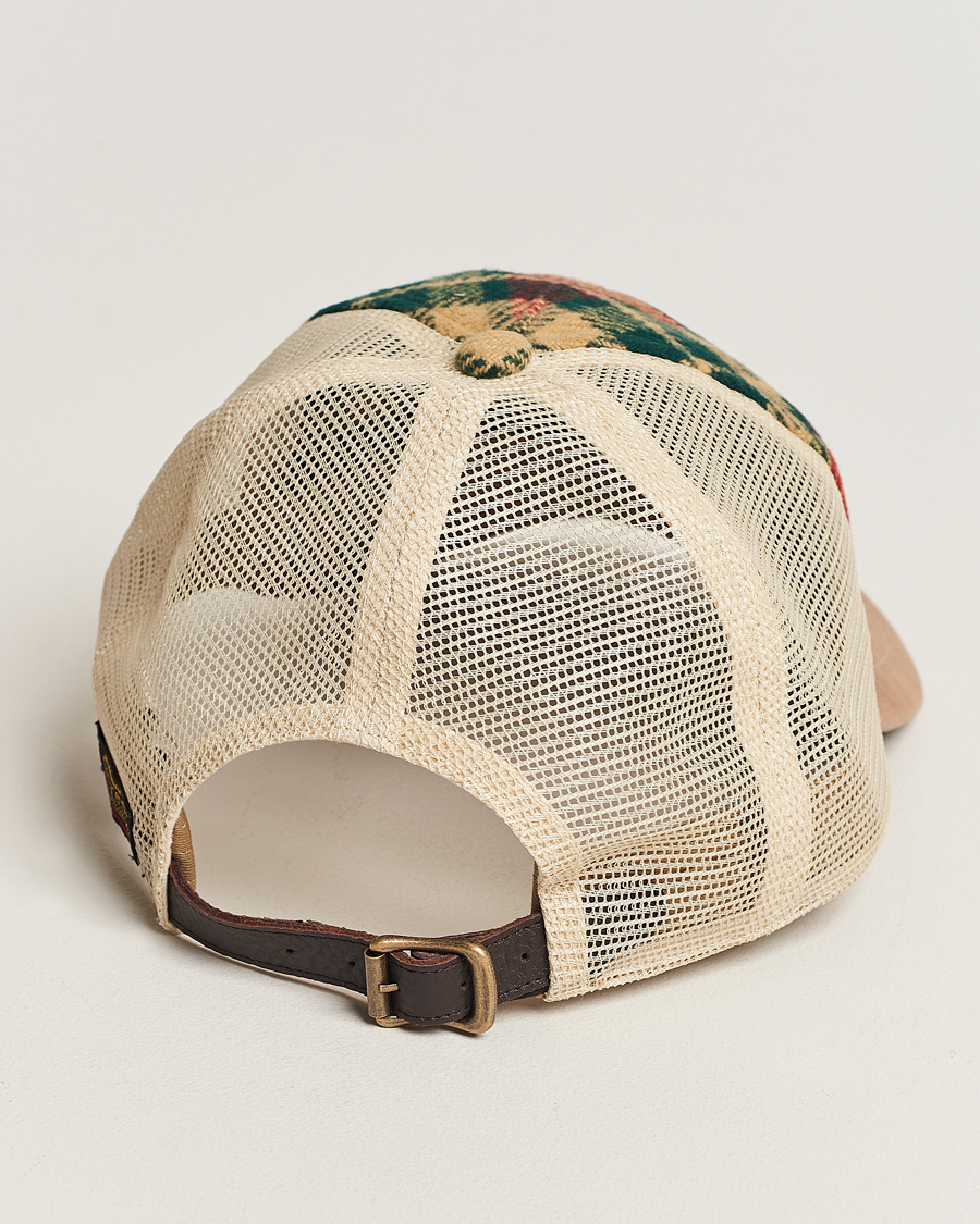 Hombres | Polo Ralph Lauren Flannel Ralph Cap Red/Black Multi | Polo Ralph Lauren | Flannel Ralph Cap Red/Black Multi