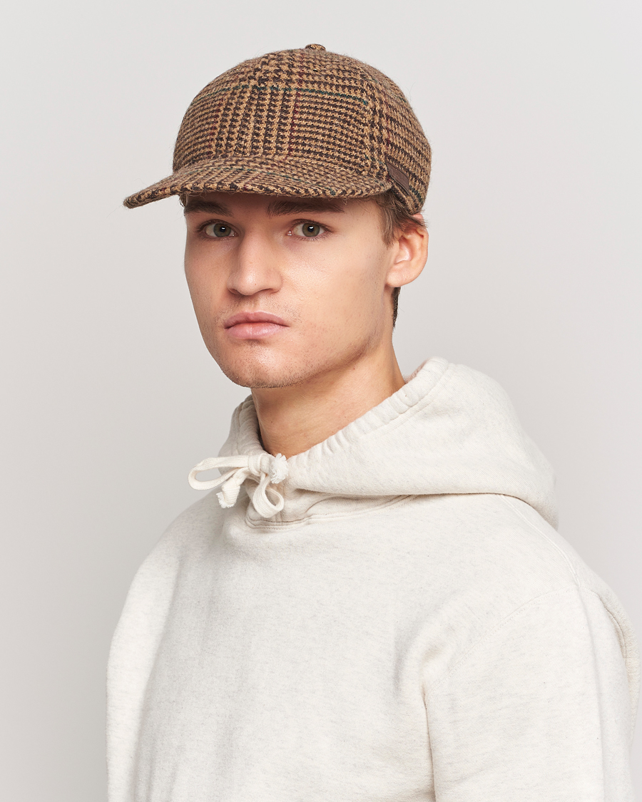 Hombres | Polo Ralph Lauren Glenplaid Overcheck Cap Camel | Polo Ralph Lauren | Glenplaid Overcheck Cap Camel