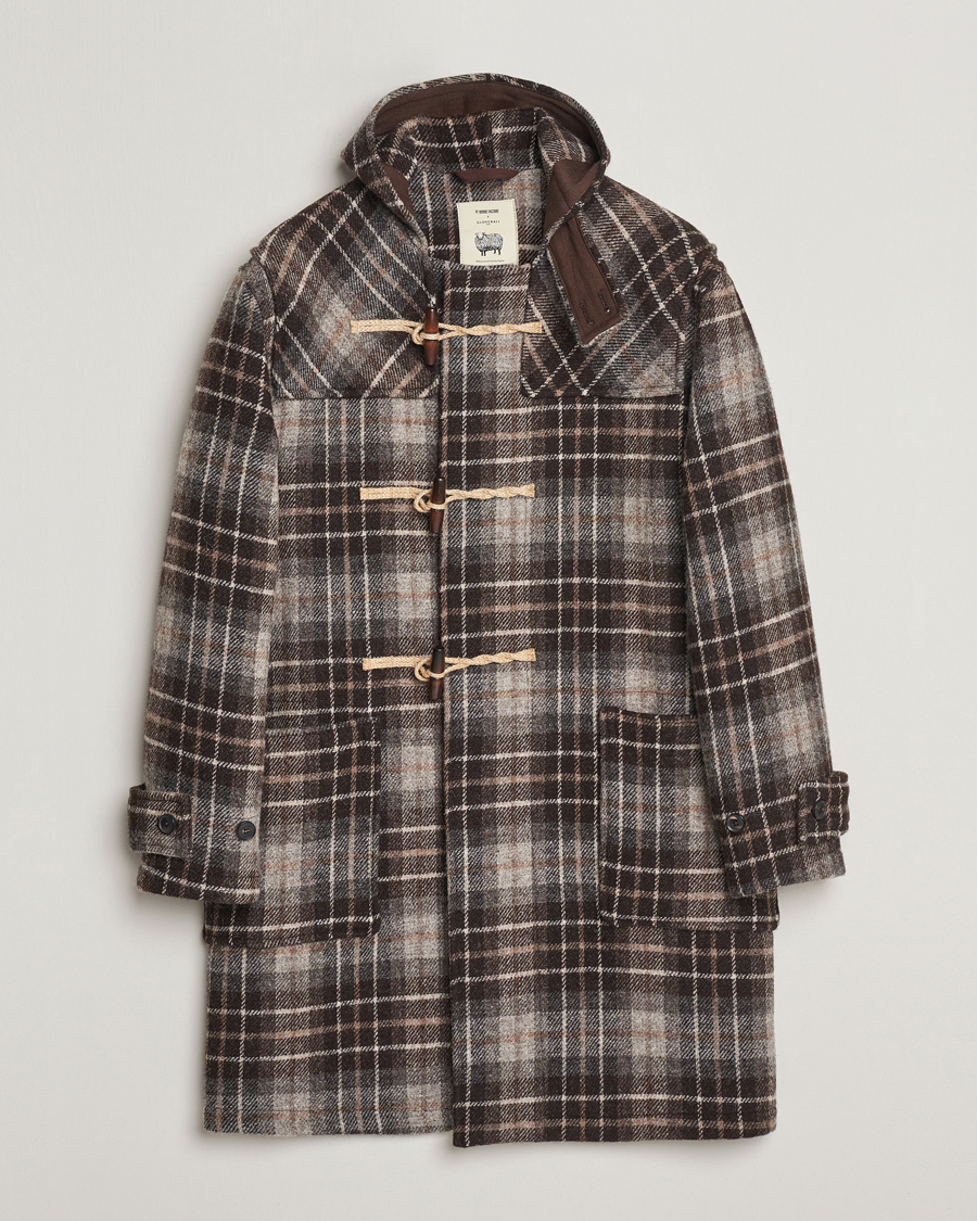 Hombres | Abrigos y chaquetas | Gloverall | De Bonne Facutre Wool Duffle Coat Black/Grey