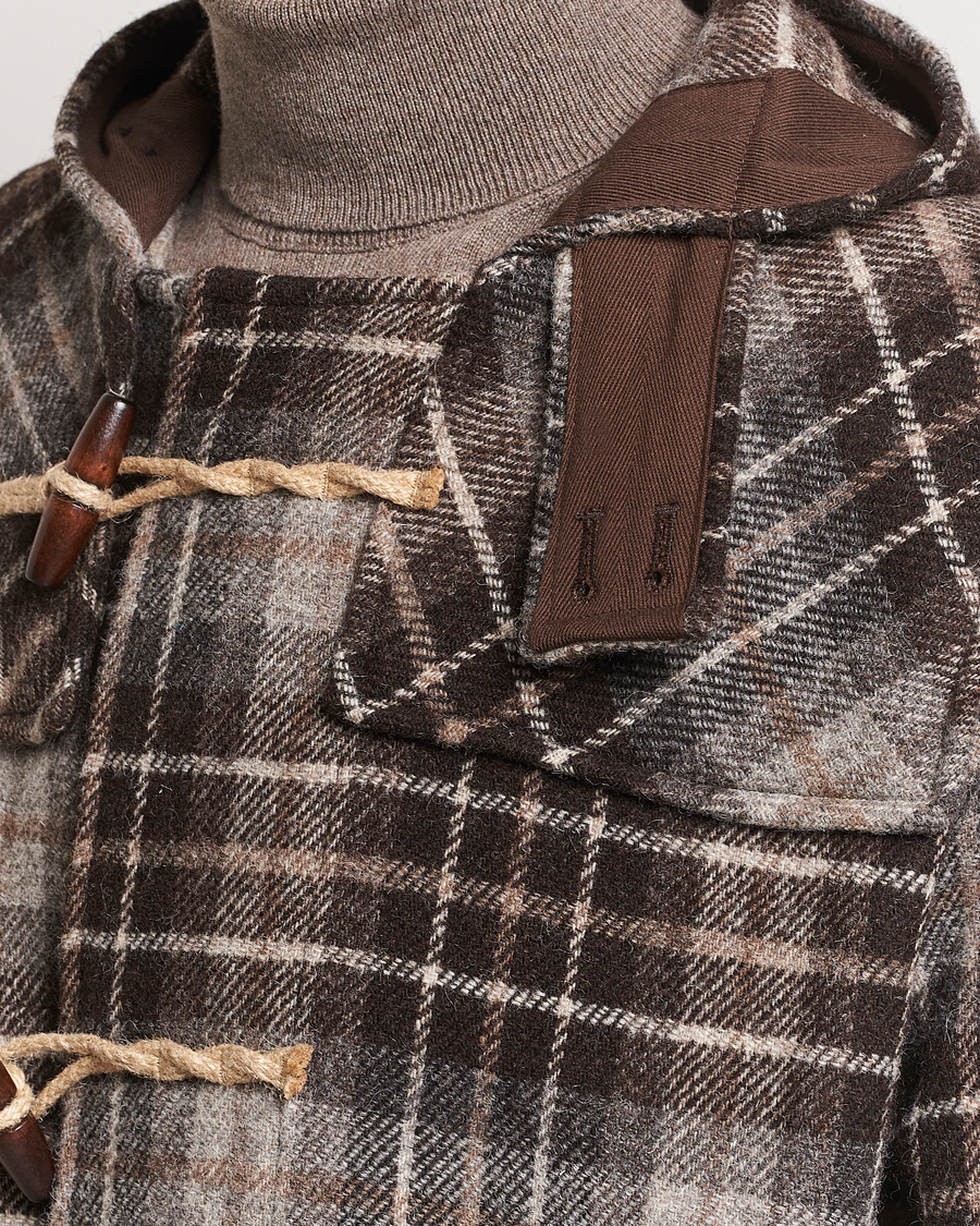 Hombres | Abrigos y chaquetas | Gloverall | De Bonne Facutre Wool Duffle Coat Black/Grey