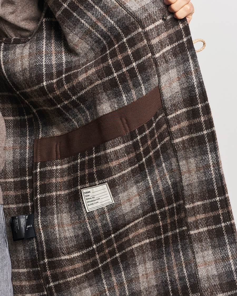 Hombres | Abrigos y chaquetas | Gloverall | De Bonne Facutre Wool Duffle Coat Black/Grey