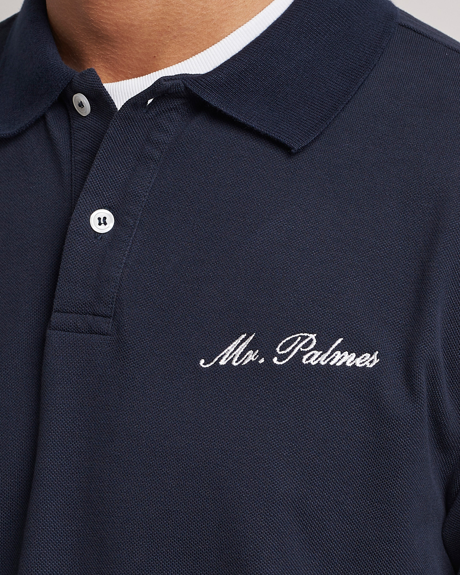 Hombres | Jerséis y prendas de punto | Palmes | Mister Long Sleeve Polo Navy