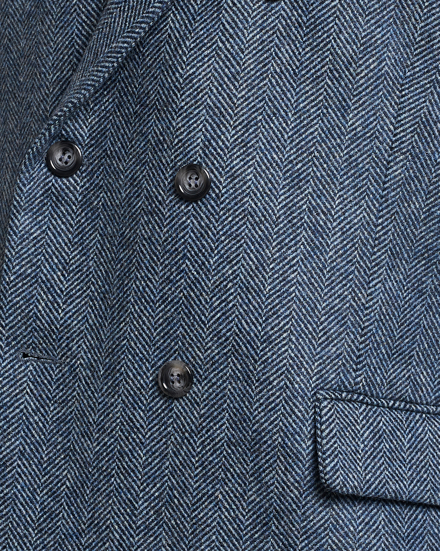Hombres | Blazers | Palmes | Double Blaze Tweed Sport Coat Navy Herringbone