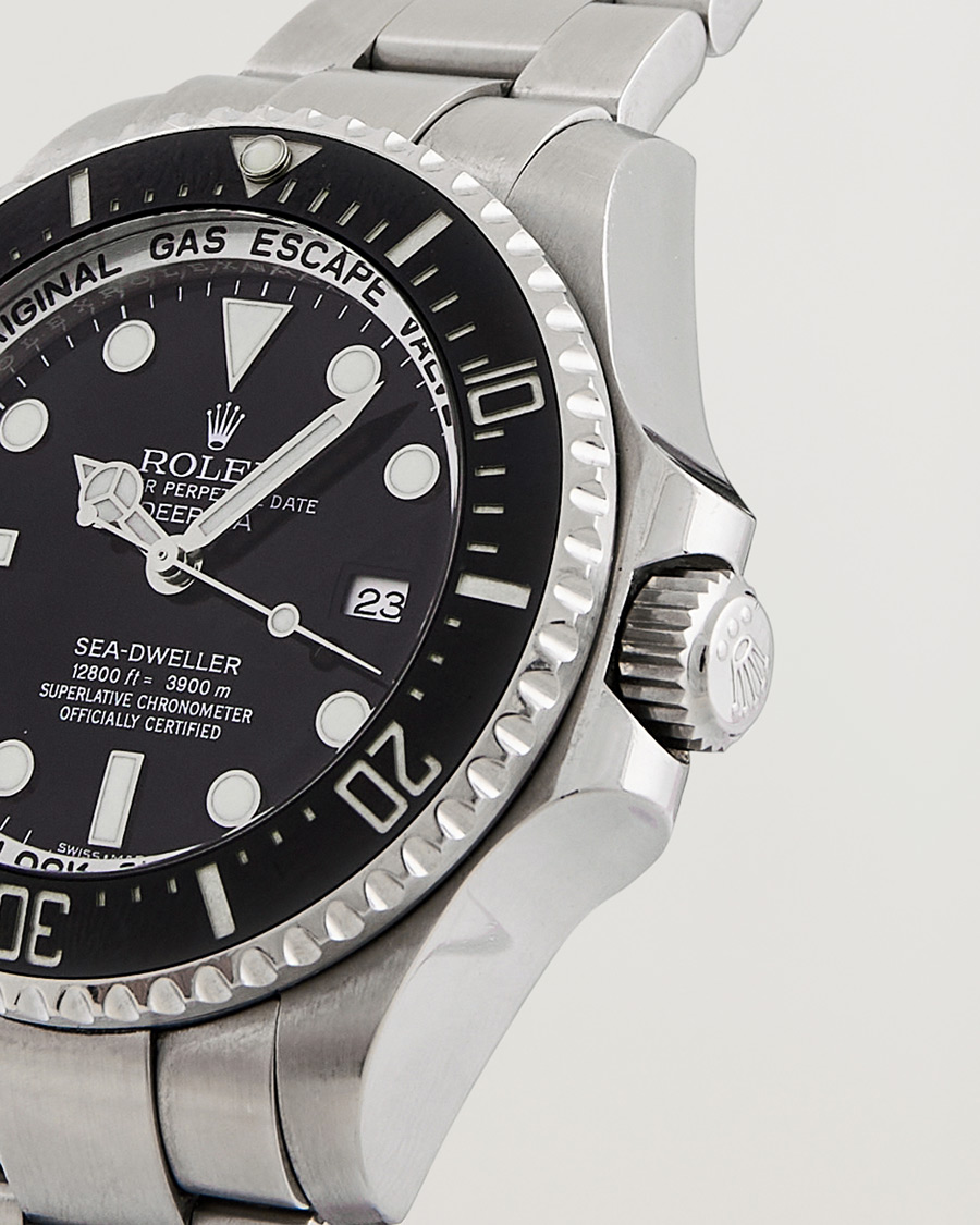 Hombres | Rolex Pre-Owned Sea-Dweller Deepsea 116660 Steel Black | Rolex Pre-Owned | Sea-Dweller Deepsea 116660 Steel Black