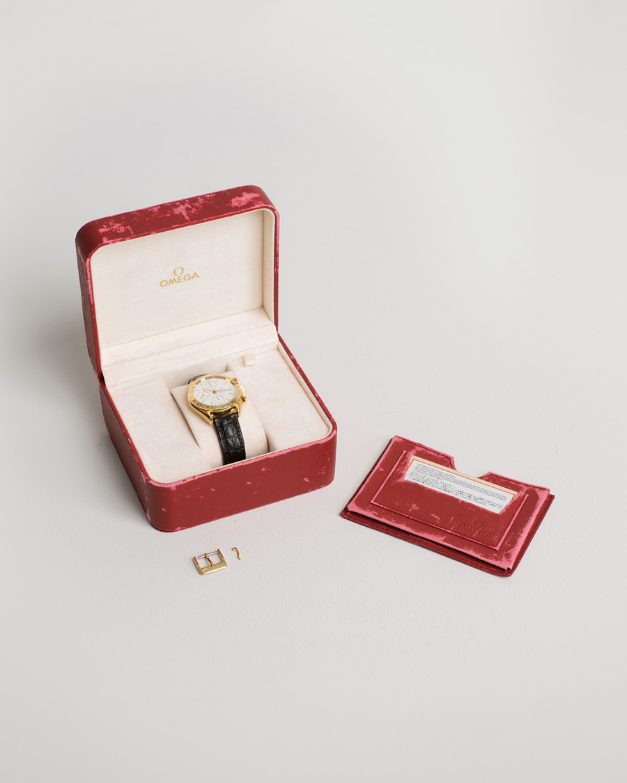 Hombres | Omega Pre-Owned Speedmaster Date 18K 3611.20.29 Steel White | Omega Pre-Owned | Speedmaster Date 18K 3611.20.29 Steel White