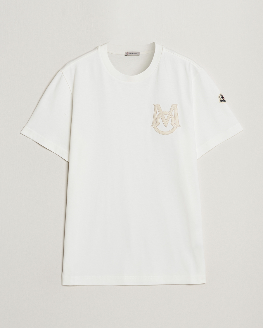Hombres | Camisetas | Moncler | Embossed Logo T-shirt White