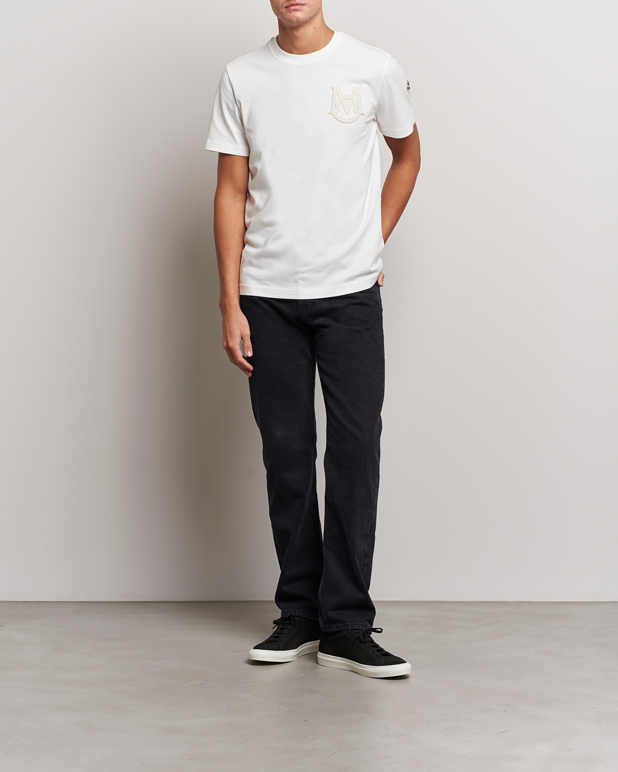 Hombres | Camisetas | Moncler | Embossed Logo T-shirt White