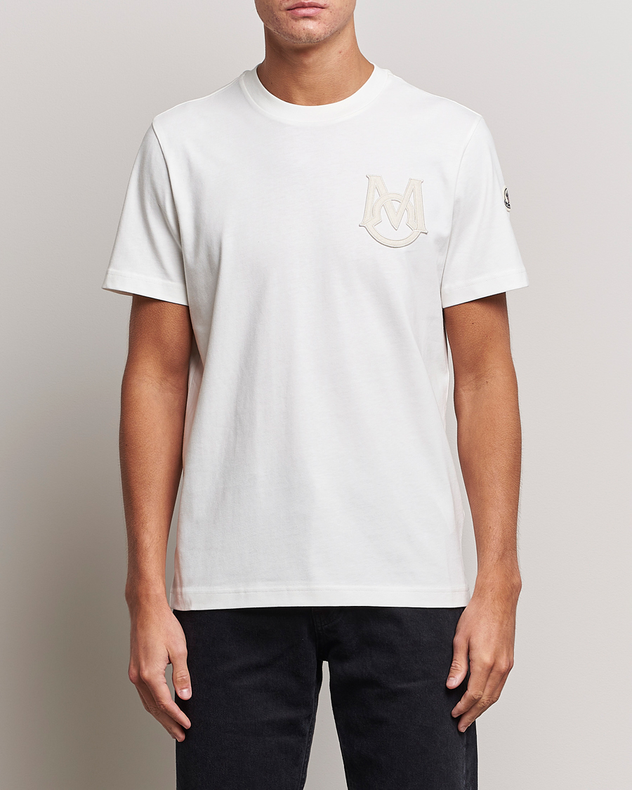 Hombres | Camisetas | Moncler | Embossed Logo T-shirt White