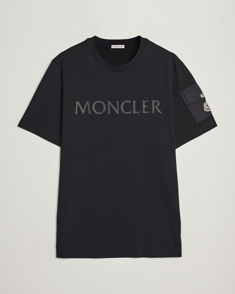 Hombres | Camisetas | Moncler | Sleeve Pocket T-shirt Black