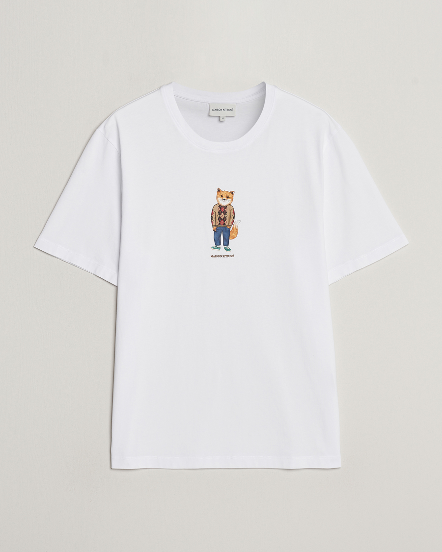 Hombres | Camisetas | Maison Kitsuné | Dressed Fox T-Shirt White
