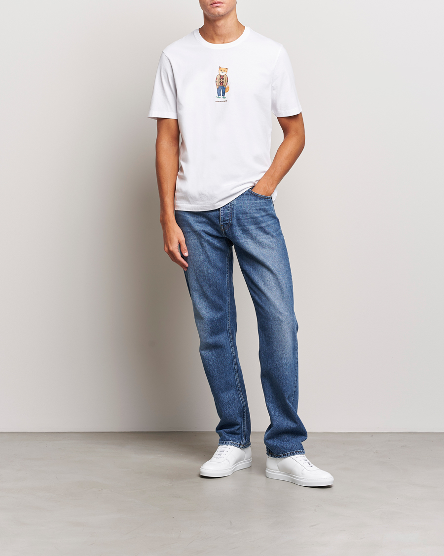 Hombres | Camisetas | Maison Kitsuné | Dressed Fox T-Shirt White