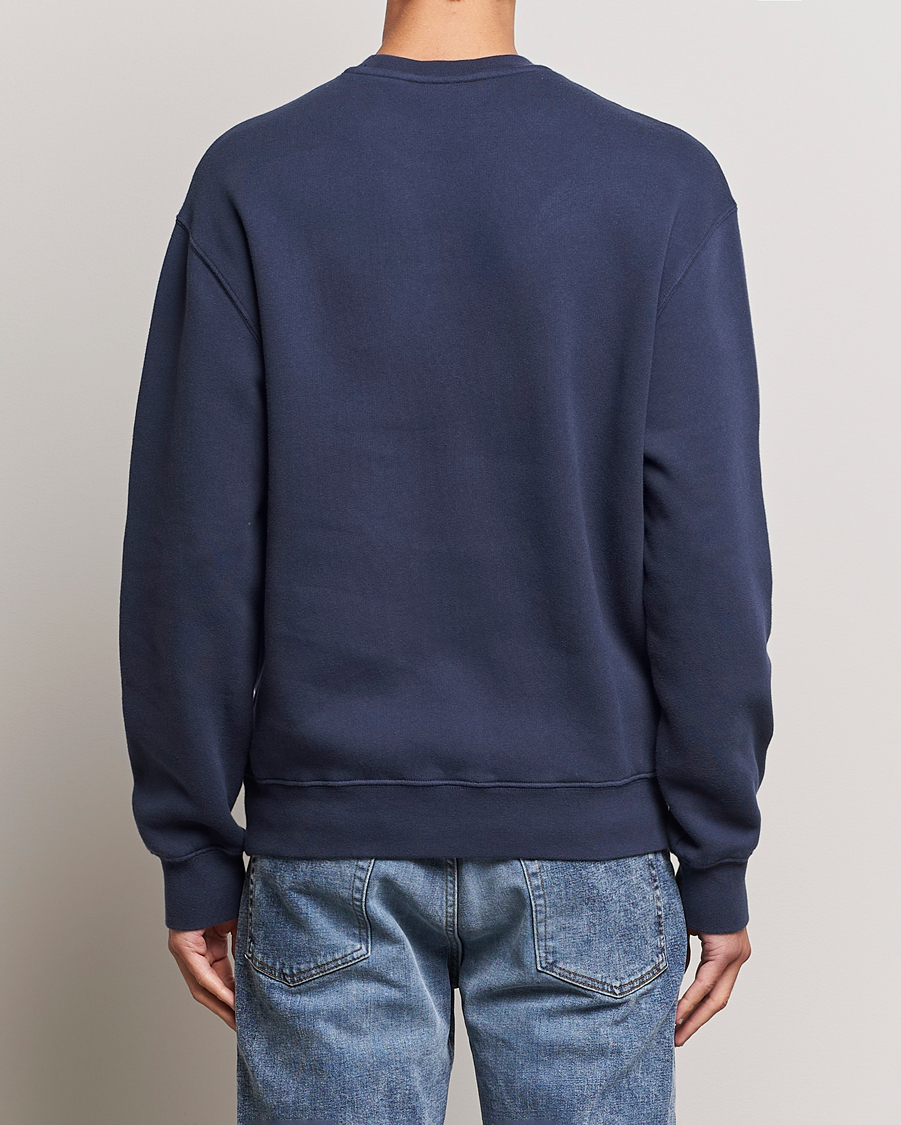 Hombres | Jerséis y prendas de punto | Maison Kitsuné | Tonal Fox Head Sweatshirt Ink Blue