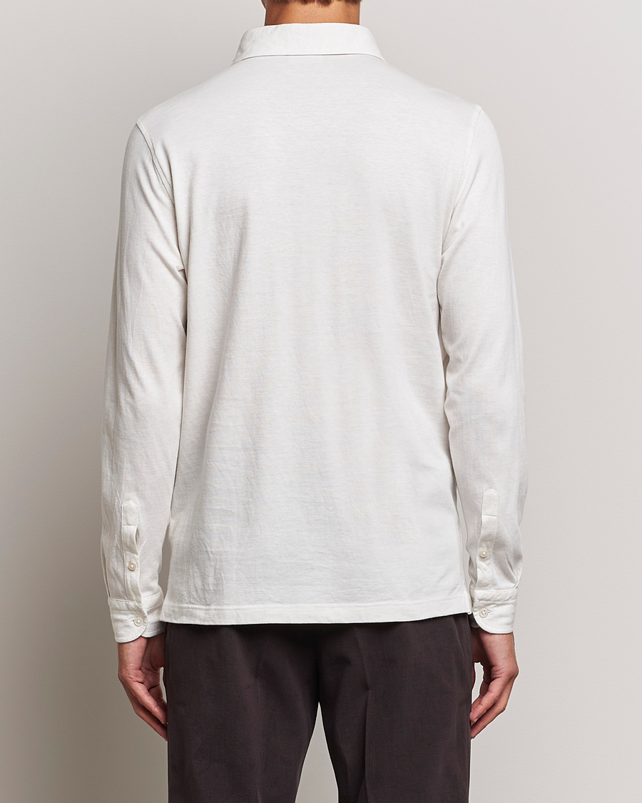 Hombres | Camisas | Gran Sasso | Brushed Cotton Popover Shirt Cream