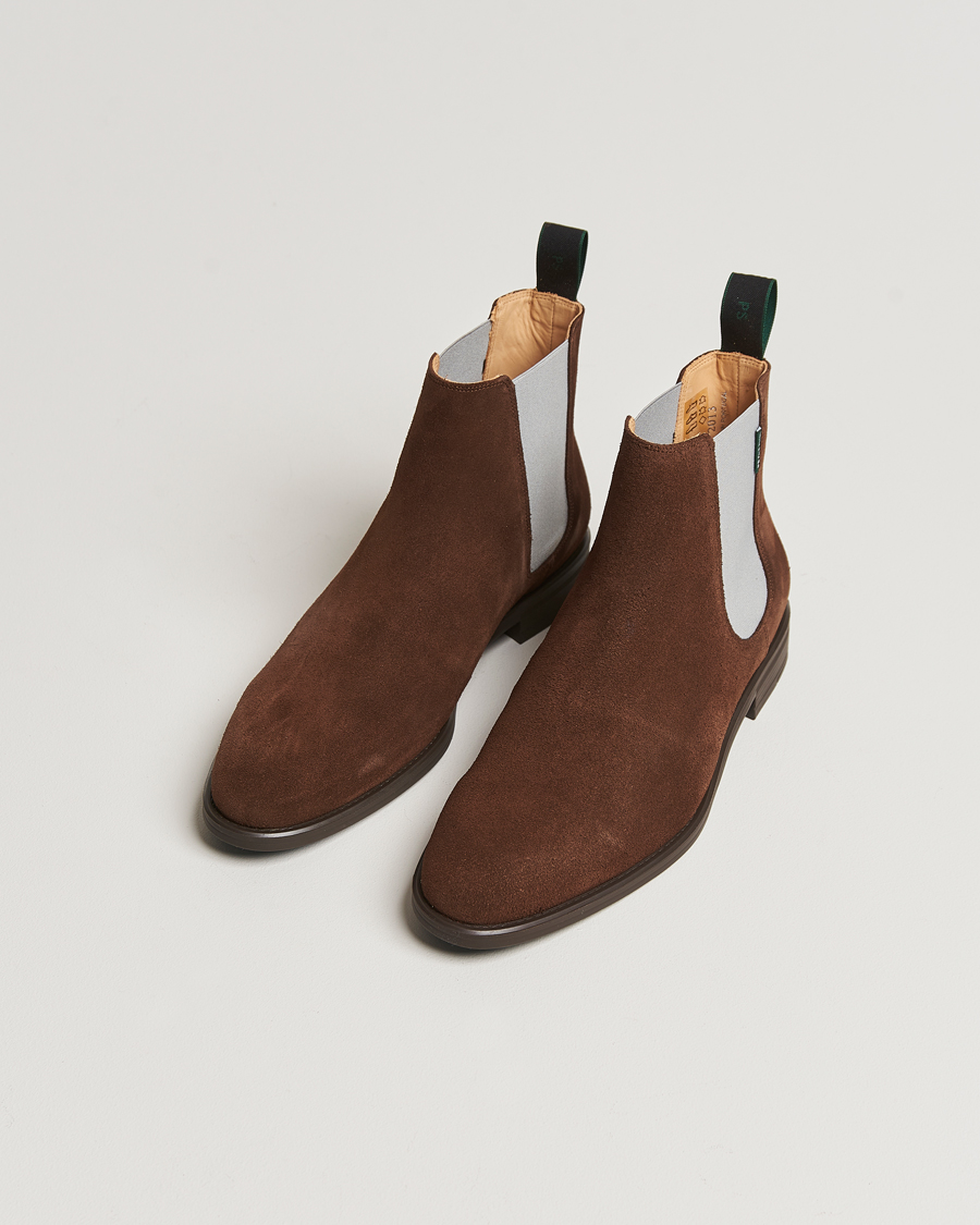 Hombres | PS Paul Smith Cedric Suede Chelsea Boot Chocolate | PS Paul Smith | Cedric Suede Chelsea Boot Chocolate