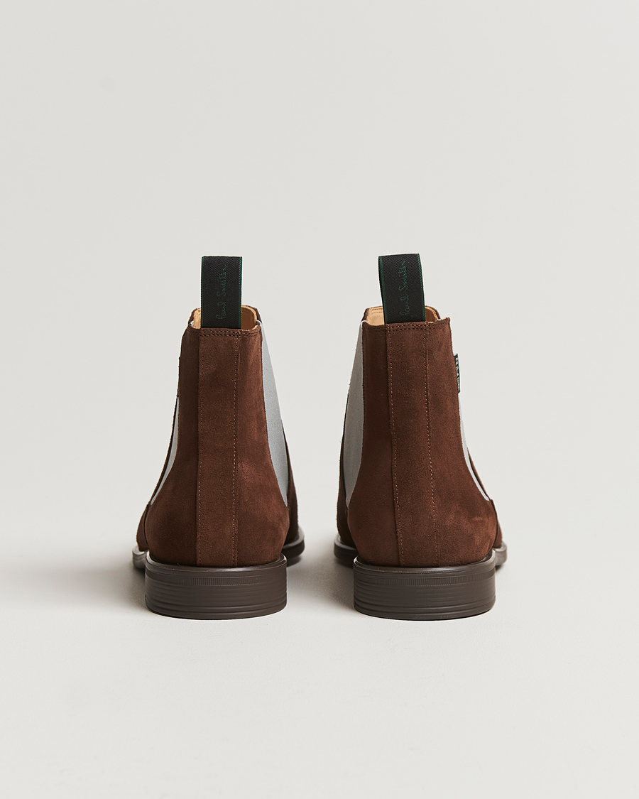 Hombres | PS Paul Smith Cedric Suede Chelsea Boot Chocolate | PS Paul Smith | Cedric Suede Chelsea Boot Chocolate