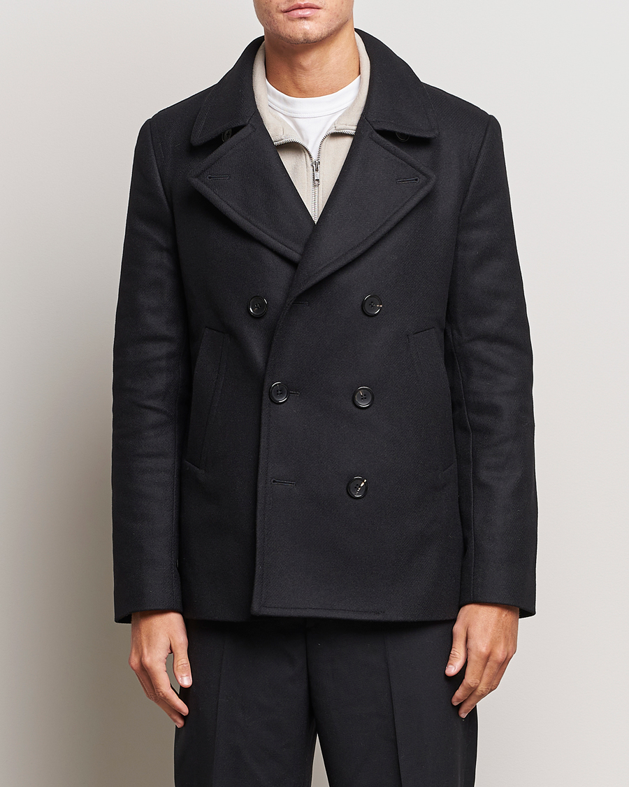 Hombres | Abrigos y chaquetas | PS Paul Smith | Wool Peacoat Black