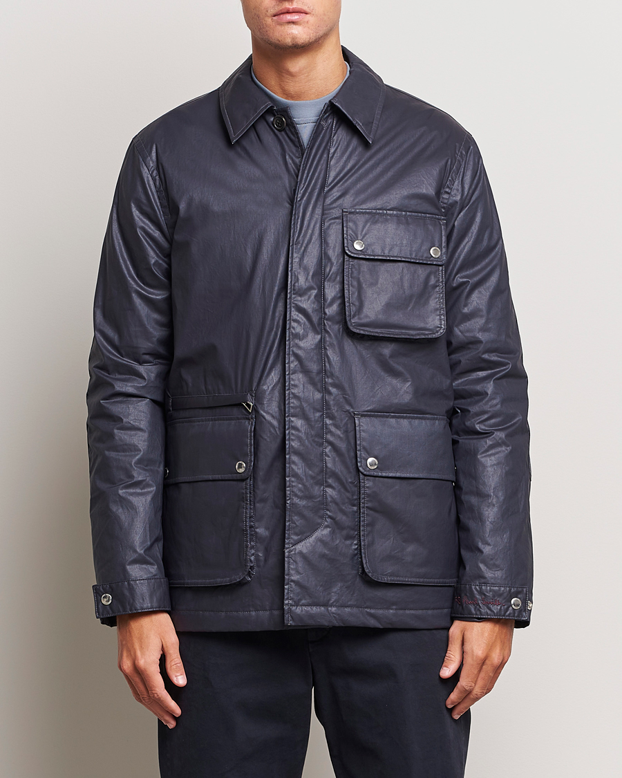 Hombres | Abrigos y chaquetas | PS Paul Smith | Cotton Hunting Jacket Navy