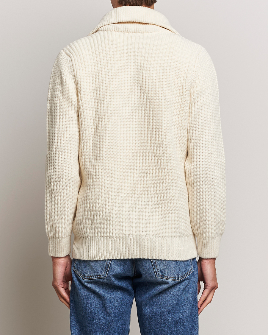 Hombres | Jerséis y prendas de punto | Armor-lux | Pull Camionneur Wool Half Zip Nature