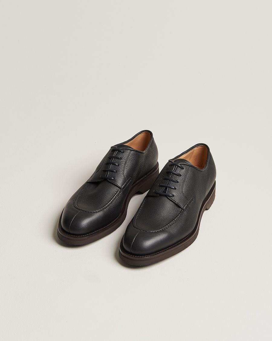 Hombres | John Lobb Rydal Split Toe Derby Shoes Black | John Lobb | Rydal Split Toe Derby Shoes Black