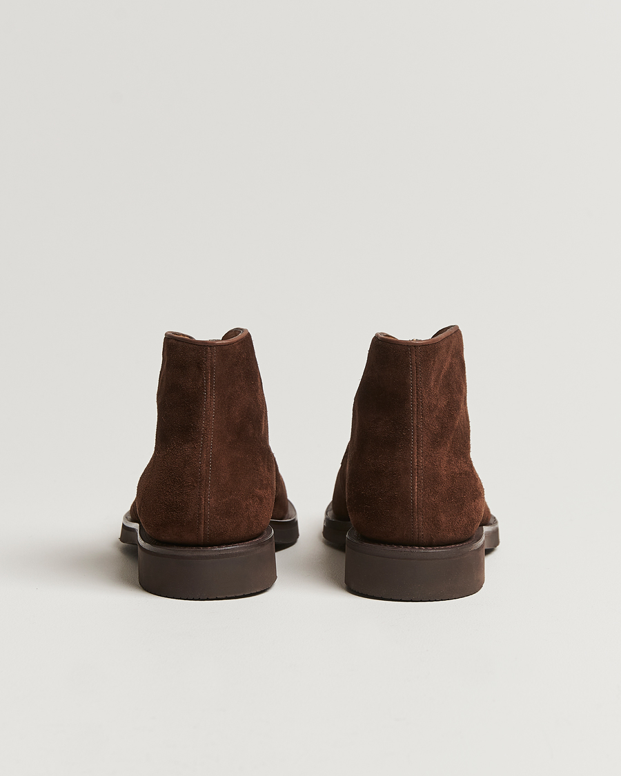Hombres | John Lobb Hackney Chukka Boots Dark Brown Suede | John Lobb | Hackney Chukka Boots Dark Brown Suede