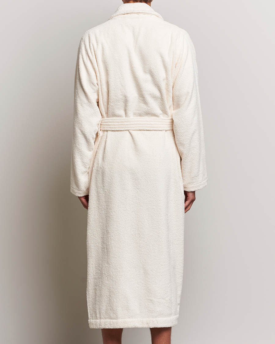 Hombres | Pijamas y batas | Tekla | Organic Terry Bathrobe Ivory