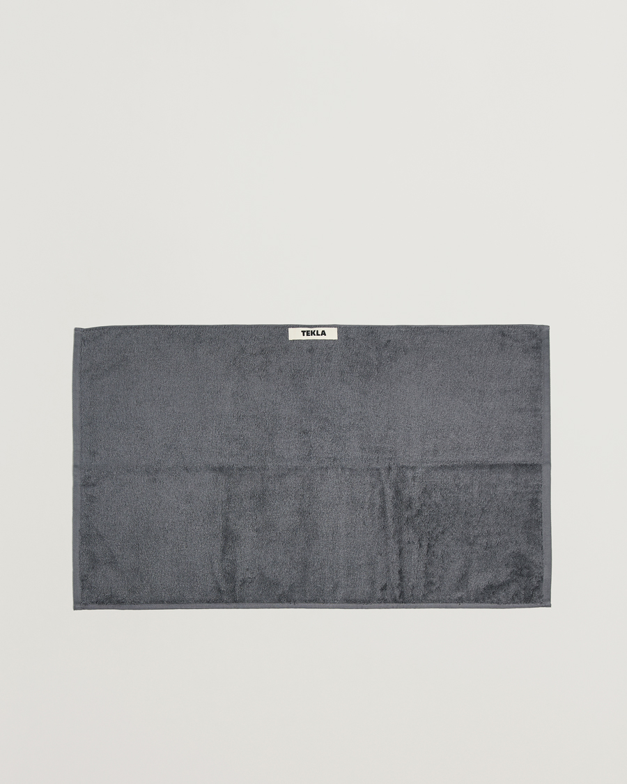 Hombres |  | Tekla | Organic Terry Hand Towel Charcoal Grey