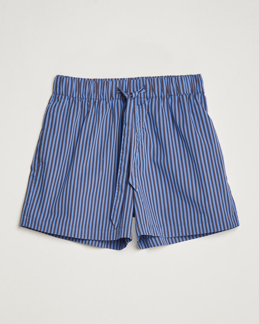 Hombres | Pijamas y batas | Tekla | Poplin Pyjama Shorts Verneuil Stripes