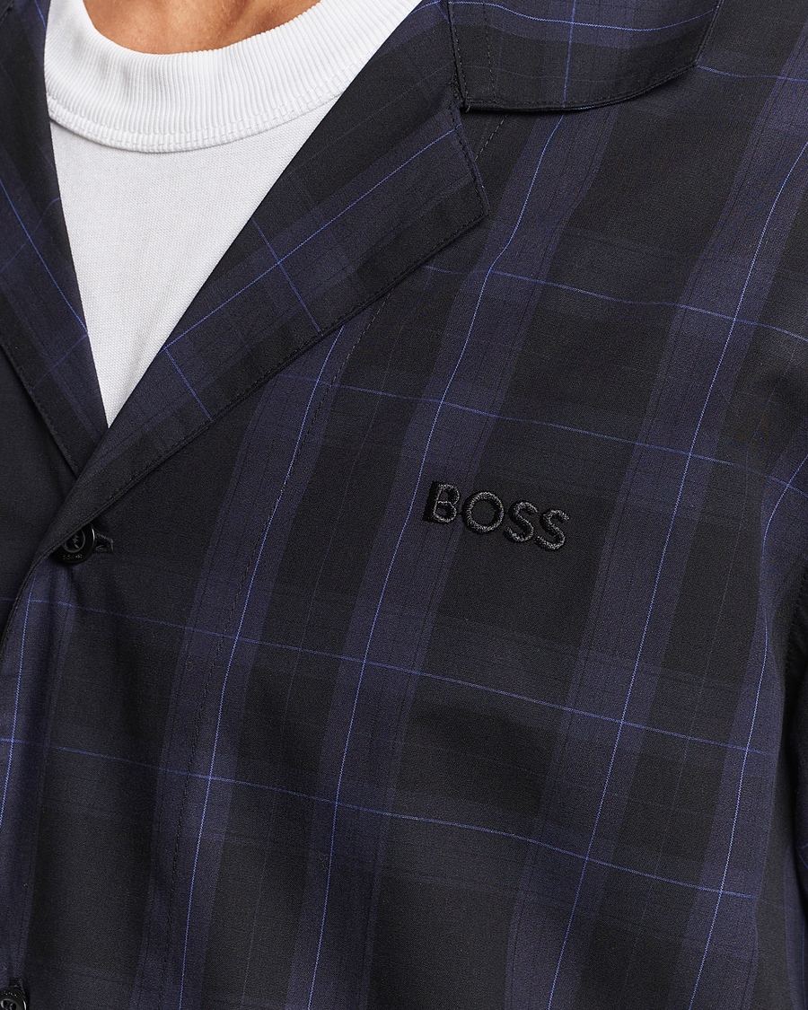 Hombres | Pijamas y batas | BOSS BLACK | Urban Checked Pyjama Set Blue Multi