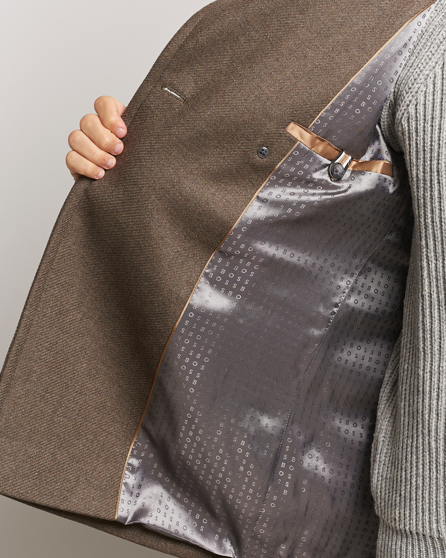 Hombres | Abrigos y chaquetas | BOSS BLACK | Hyde Peacoat Open Green