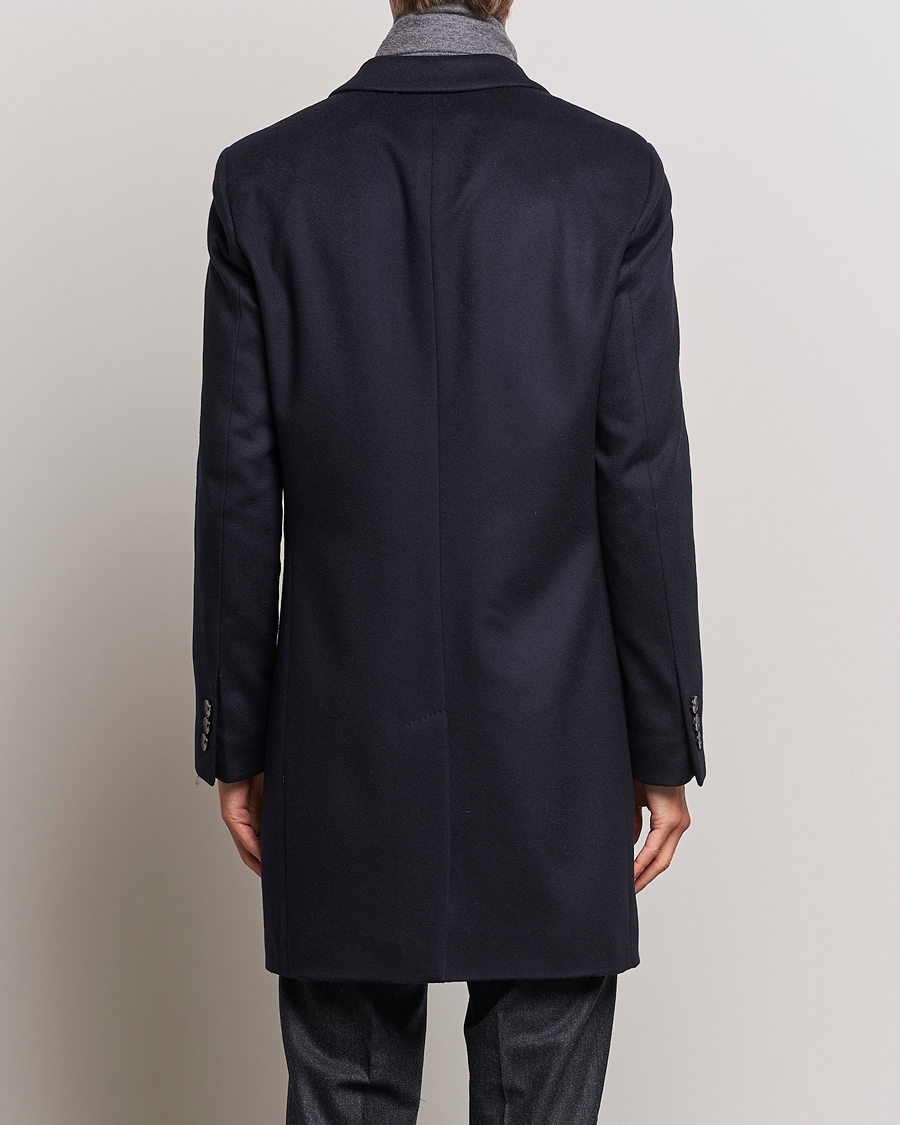 Hombres | Abrigos y chaquetas | BOSS BLACK | Hyde Wool/Cashmere Coat Dark Blue