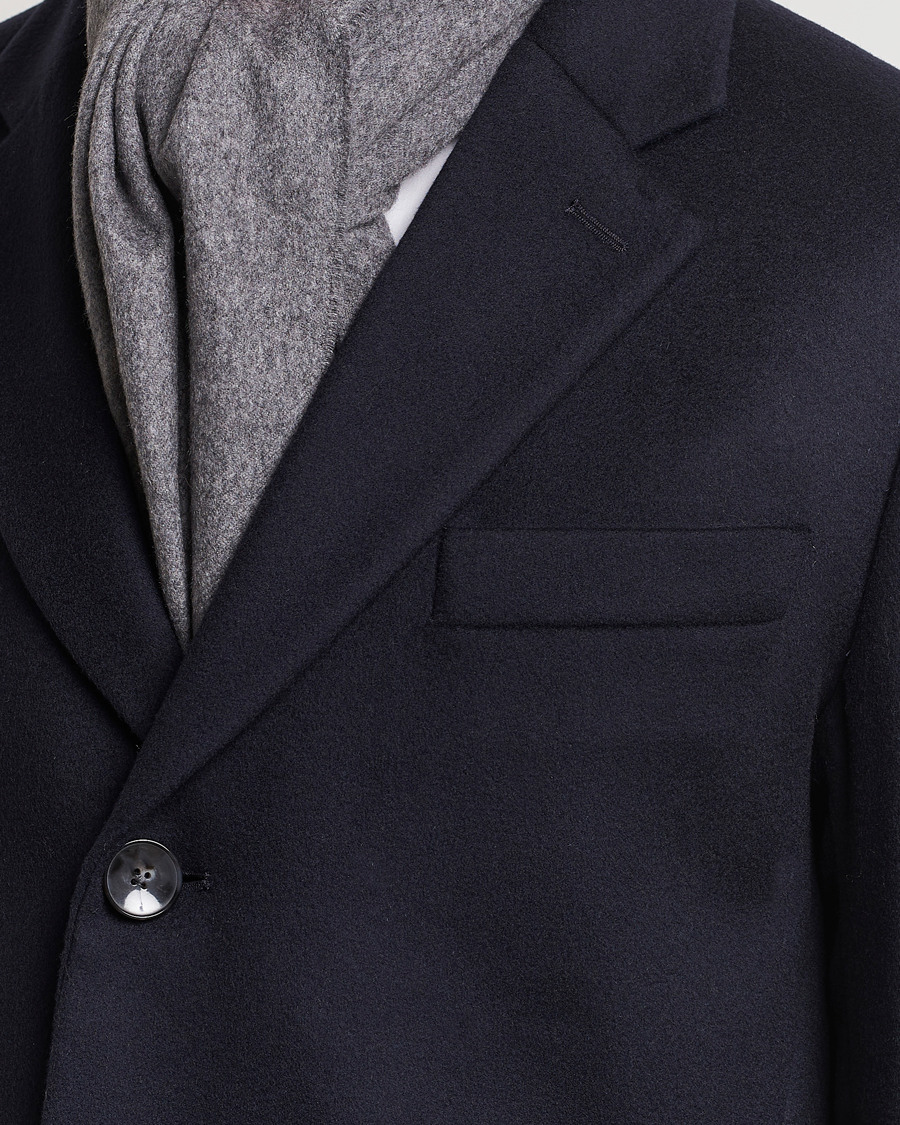 Hombres | Abrigos y chaquetas | BOSS BLACK | Hyde Wool/Cashmere Coat Dark Blue