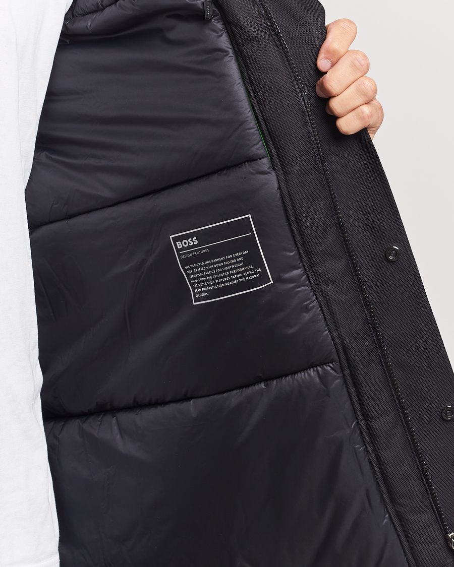 Hombres | Abrigos y chaquetas | BOSS GREEN | Terry Parka Black