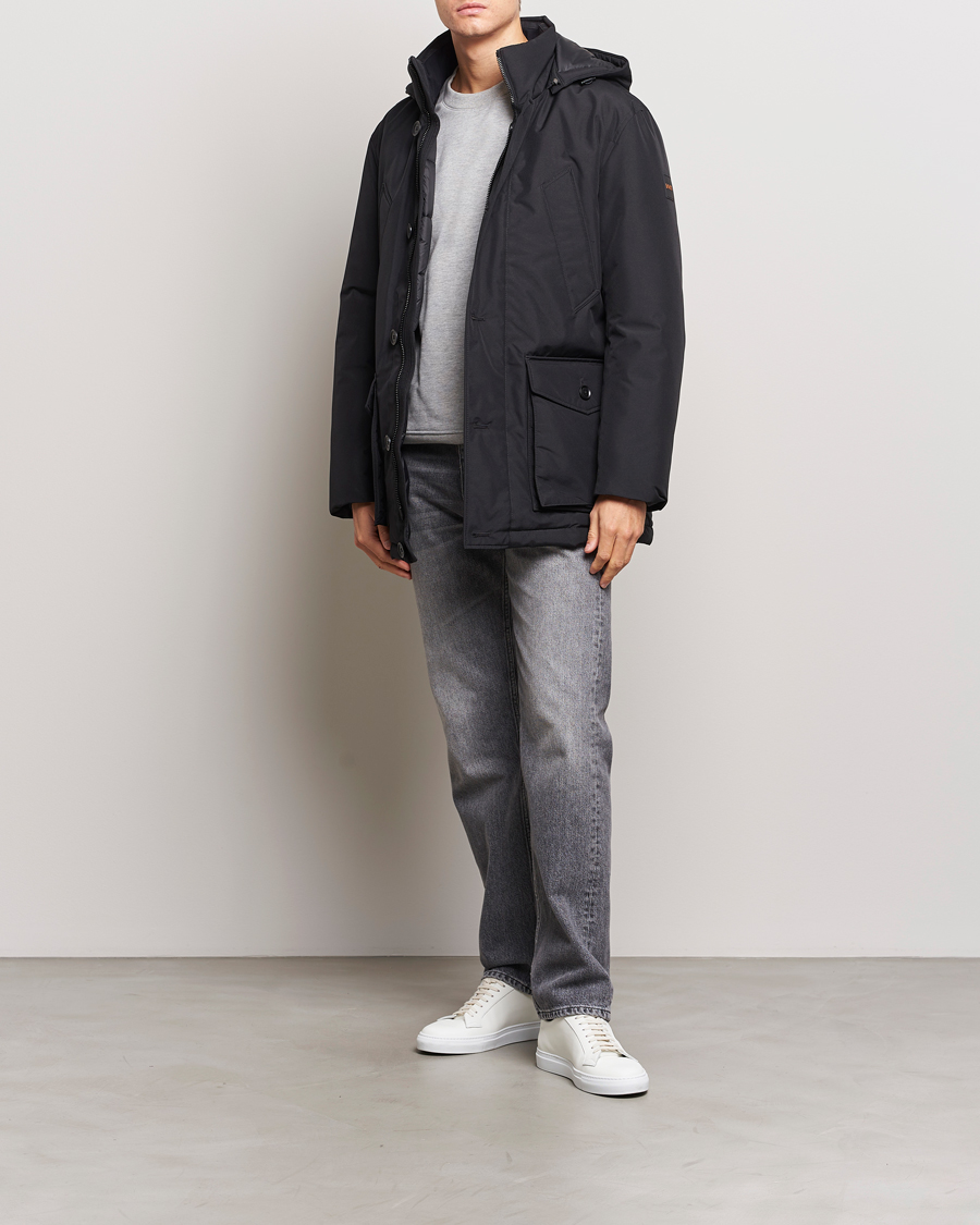 Hombres | Abrigos y chaquetas | BOSS ORANGE | Osiass Parka Black