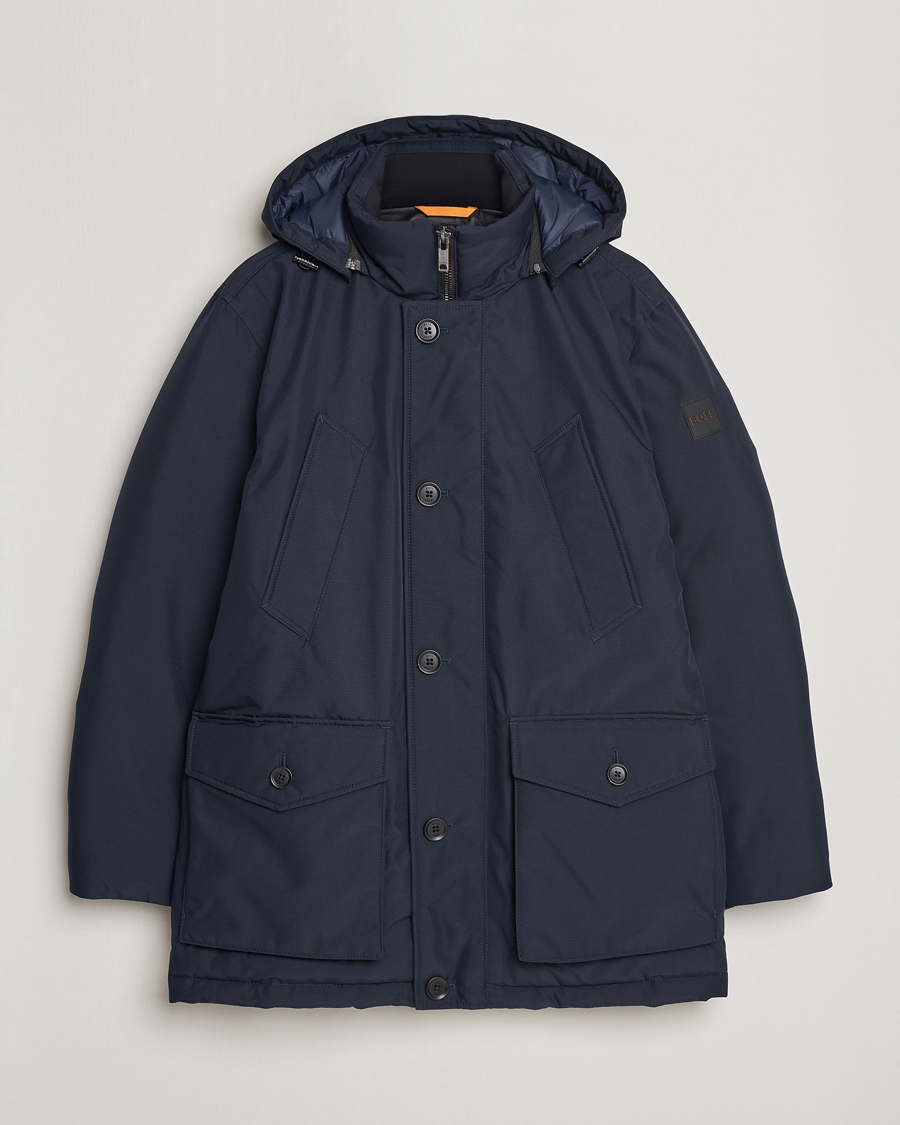 Hombres | Abrigos y chaquetas | BOSS ORANGE | Osiass Parka Dark Blue