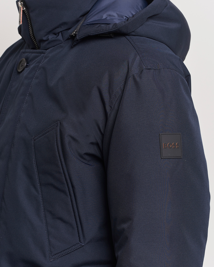 Hombres | Abrigos y chaquetas | BOSS ORANGE | Osiass Parka Dark Blue