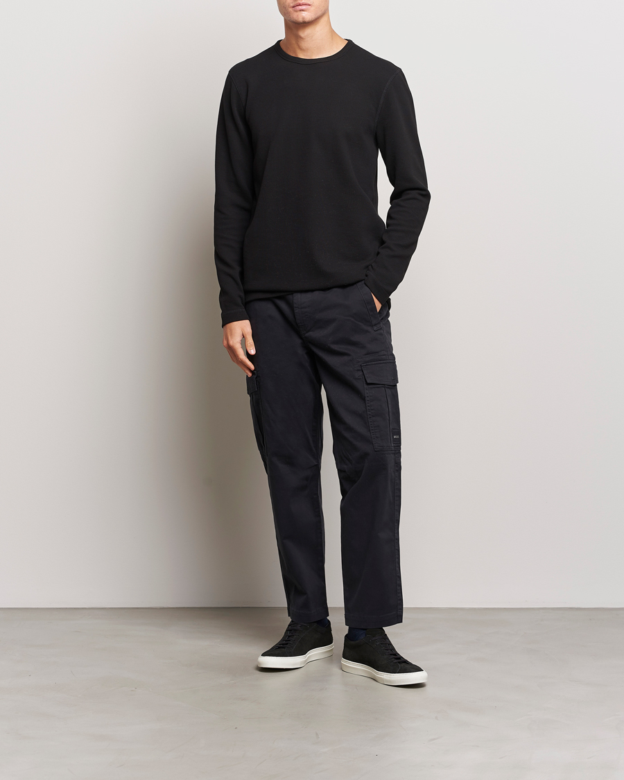 Hombres | Jerséis y prendas de punto | BOSS ORANGE | Tempesto Sweater Black