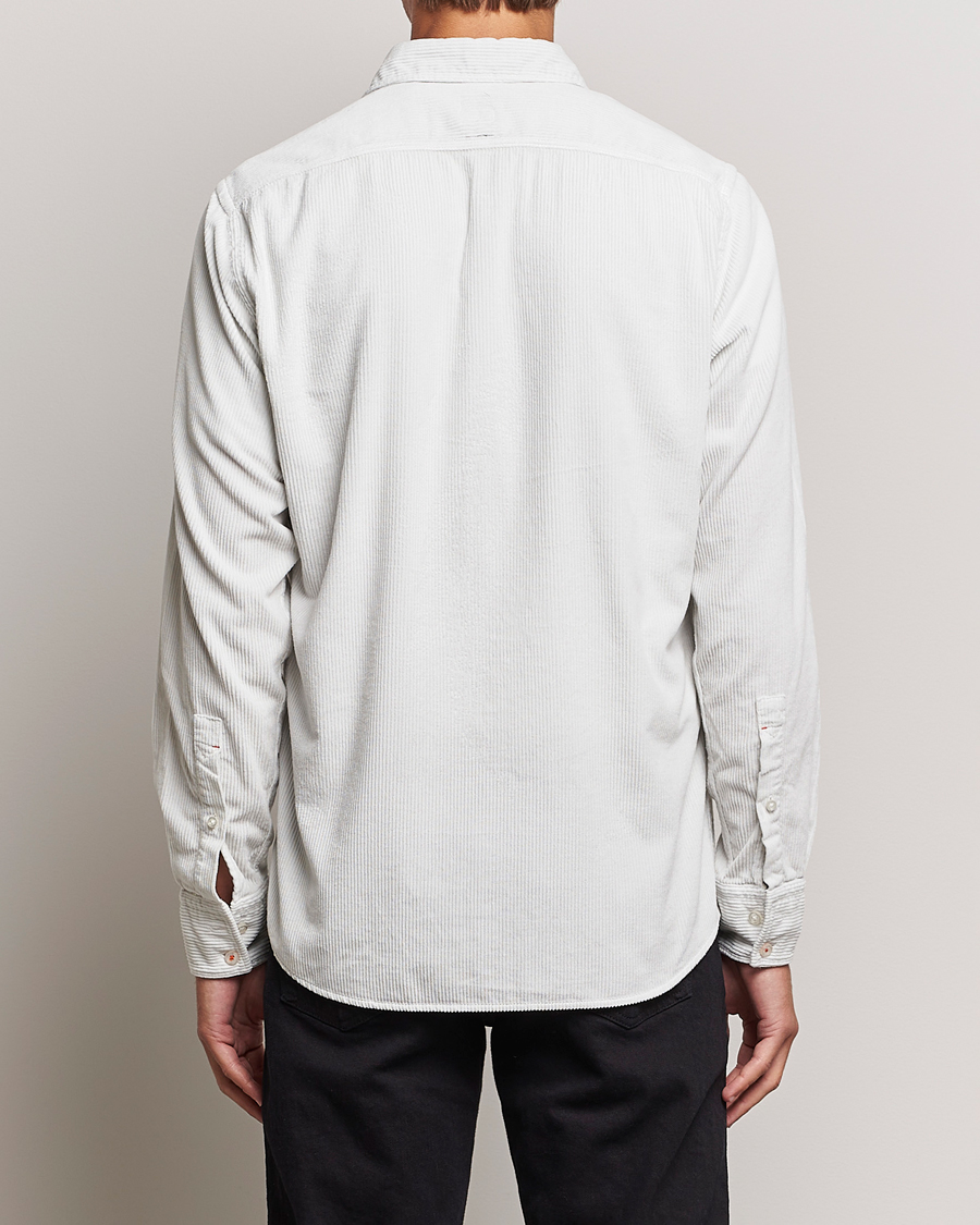Hombres | Camisas | BOSS ORANGE | Relegant Corduroy Shirt Light Grey