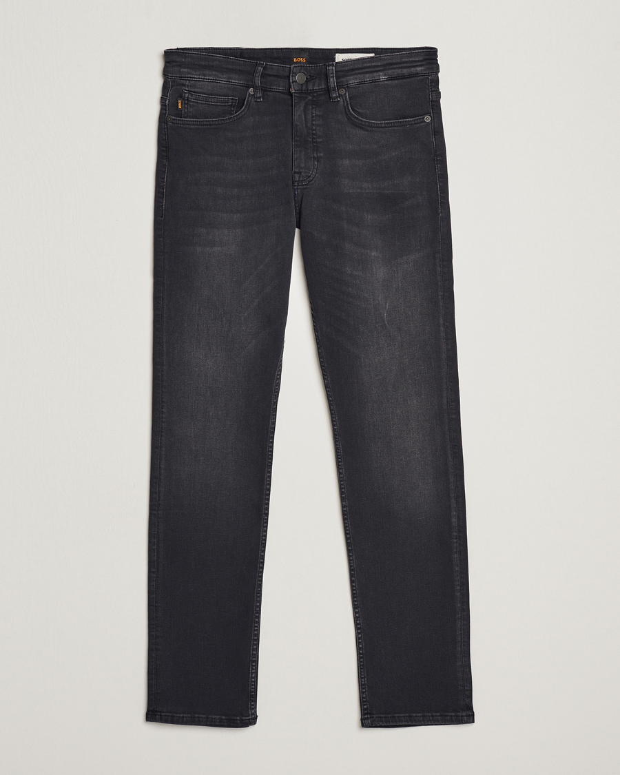 Hombres | Vaqueros | BOSS ORANGE | Delaware Stretch Jeans Washed Black