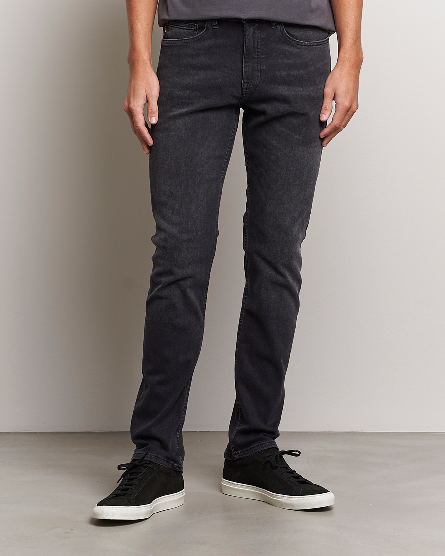 Hombres | Vaqueros | BOSS ORANGE | Delaware Stretch Jeans Washed Black