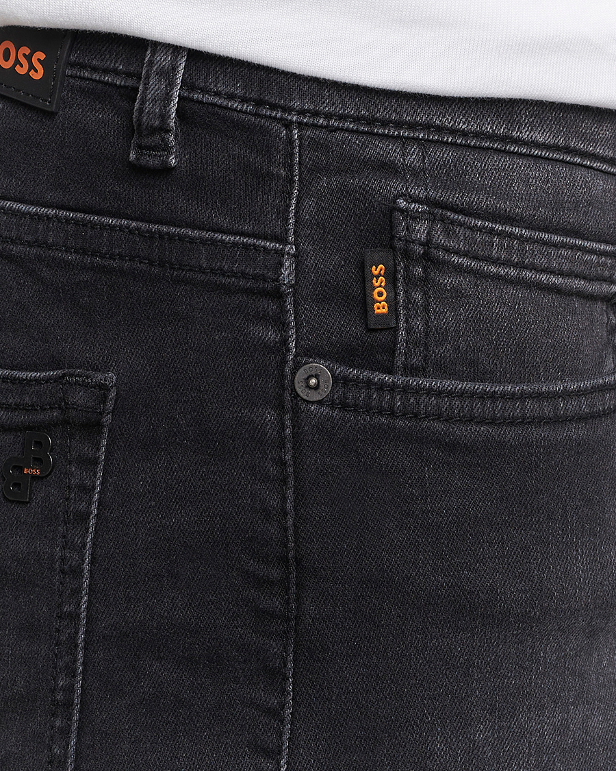 Hombres | Vaqueros | BOSS ORANGE | Delaware Stretch Jeans Washed Black